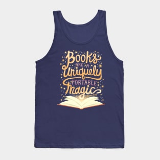 Books are magic Tank Top